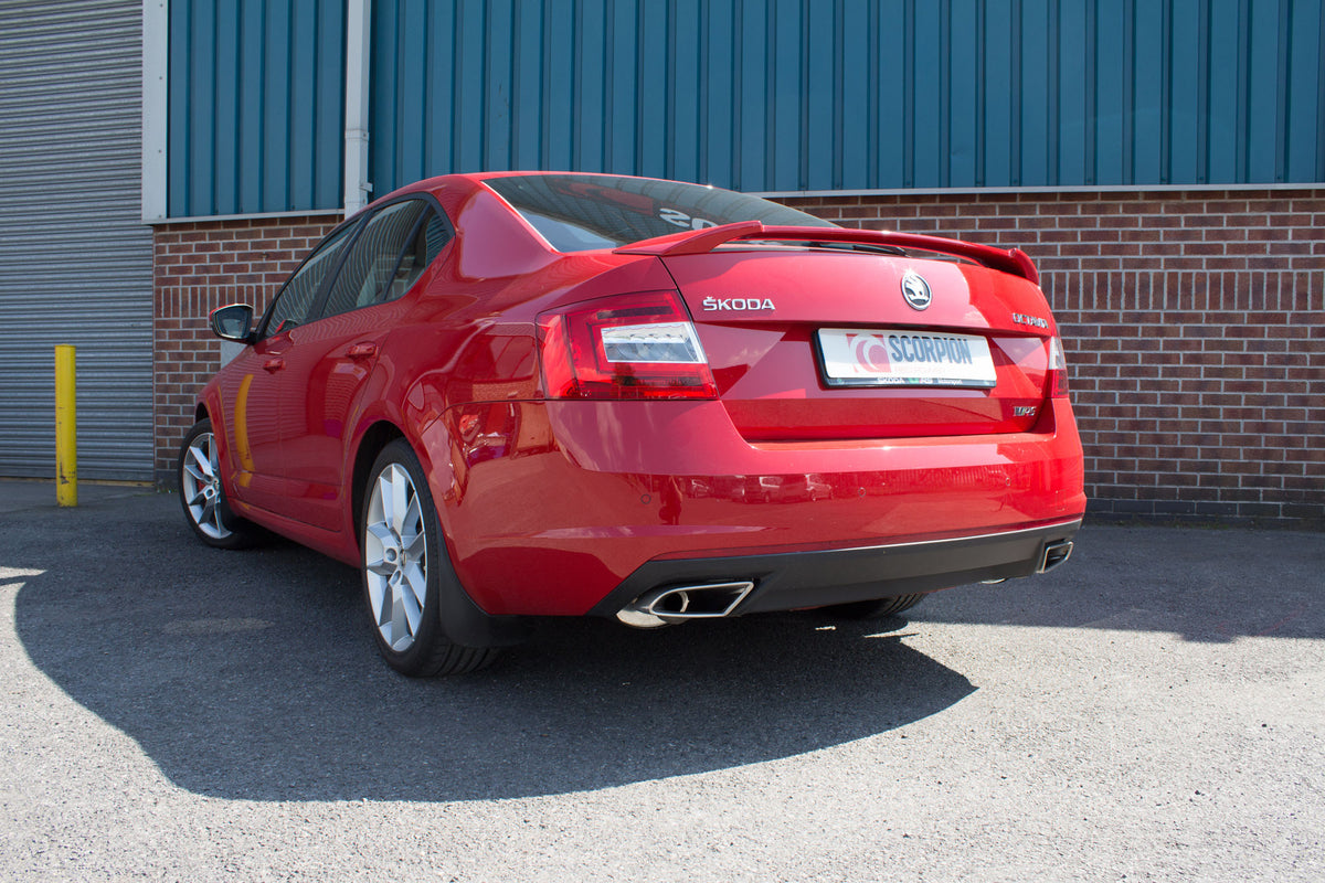 Skoda Octavia vRS 2.0 TFSi Cat-back system (non-resonated)